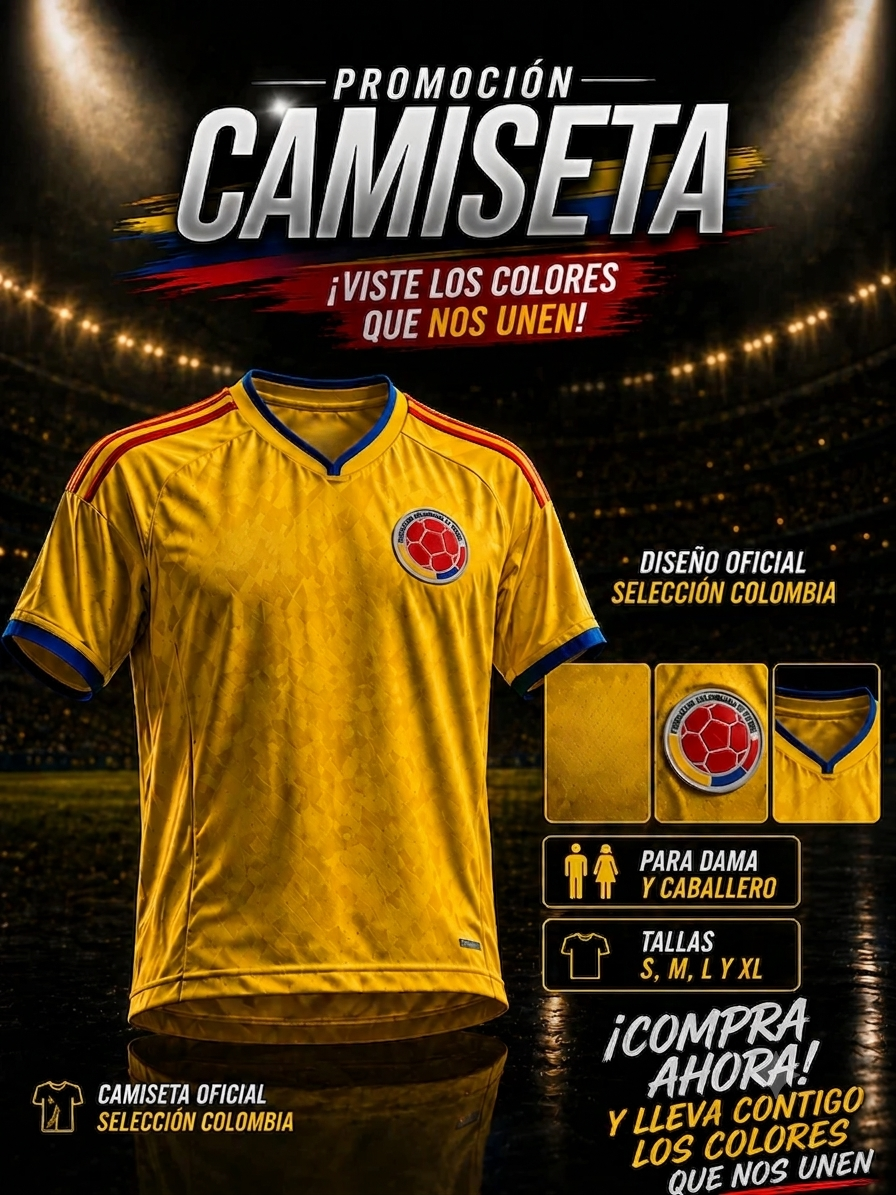 CAMISA SELECCION COLOMBIA